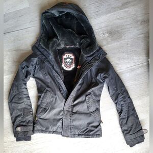 size XXS TNA Dark Gray Parka For Women